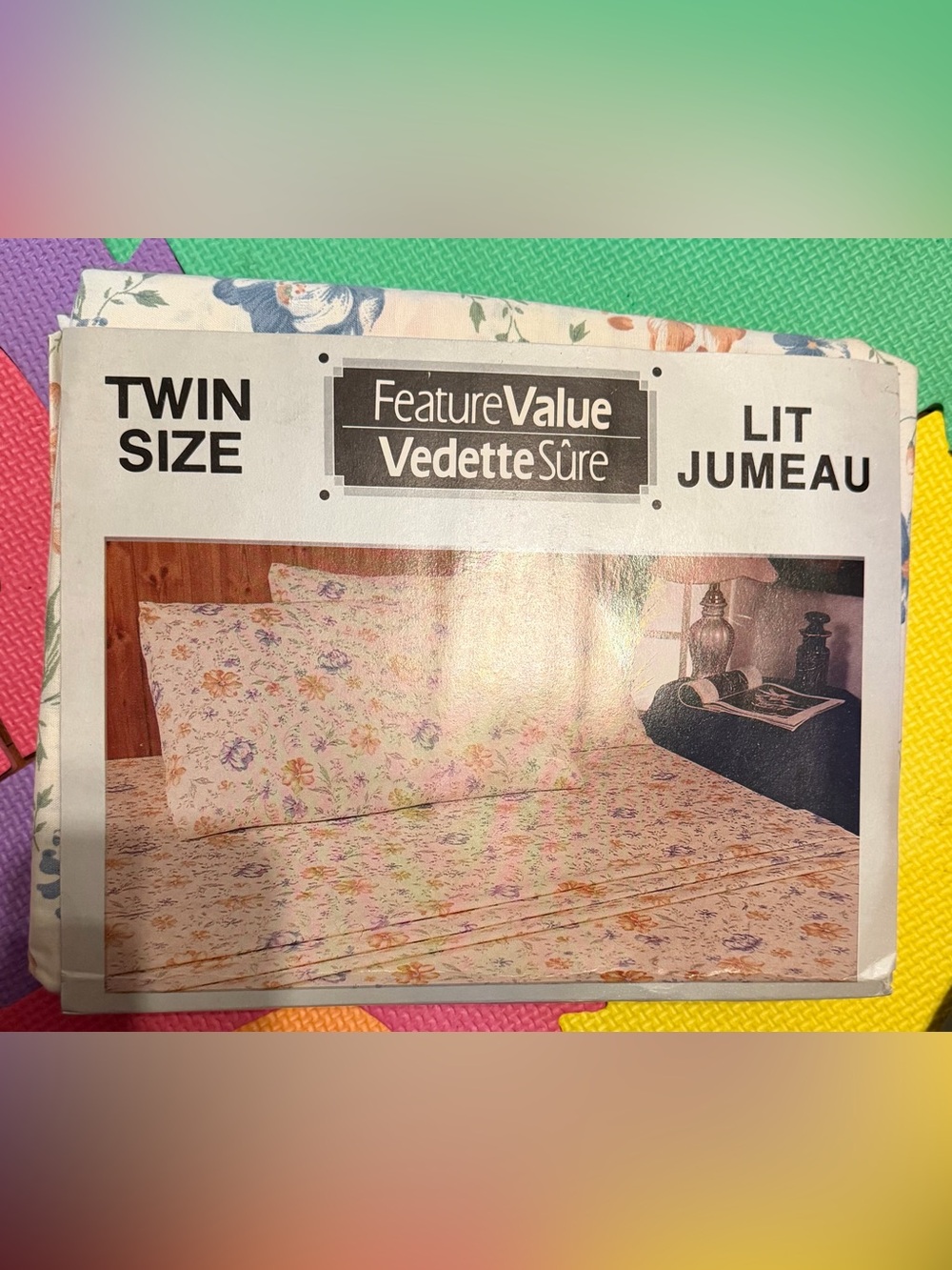 FeatureValue Vedette Sûre Floral Sheet Set - Pastel Multi
